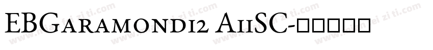 EBGaramond12 A11SC字体转换